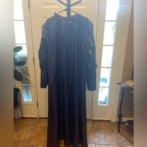 NWOT BAR III LONG EGGPLANT PURPLE DUSTER SIZE 3X - Picture 11 of 11